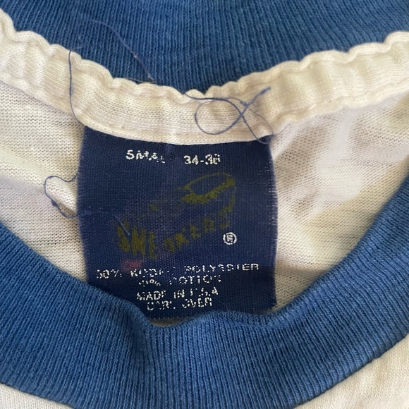 Vintage Chicago Cubs Ringer Tee Size Small - Picture 3 of 5